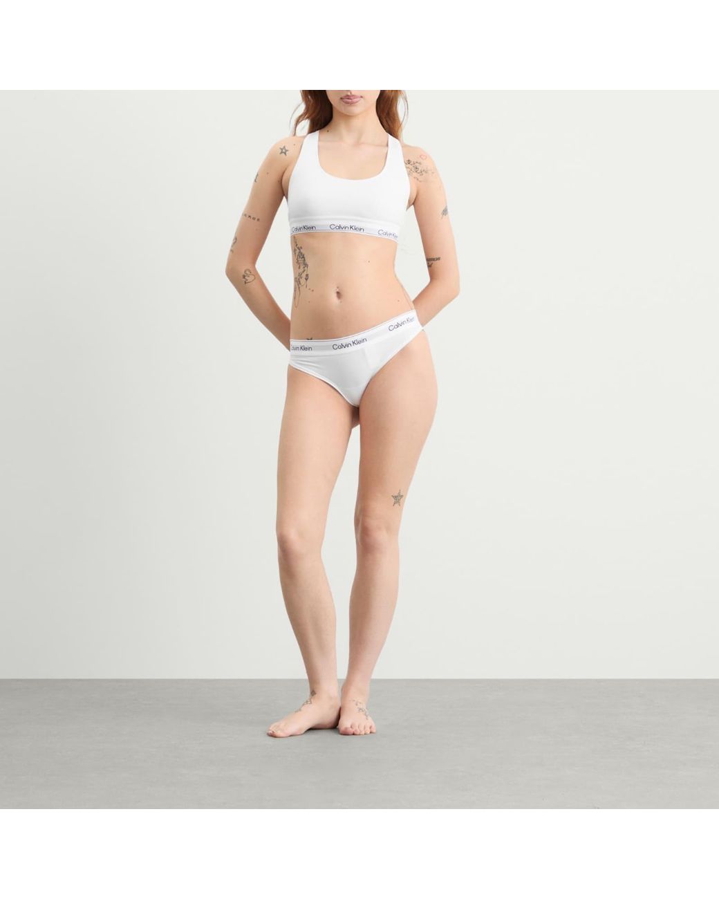 Calvin Klein White Icon Thong