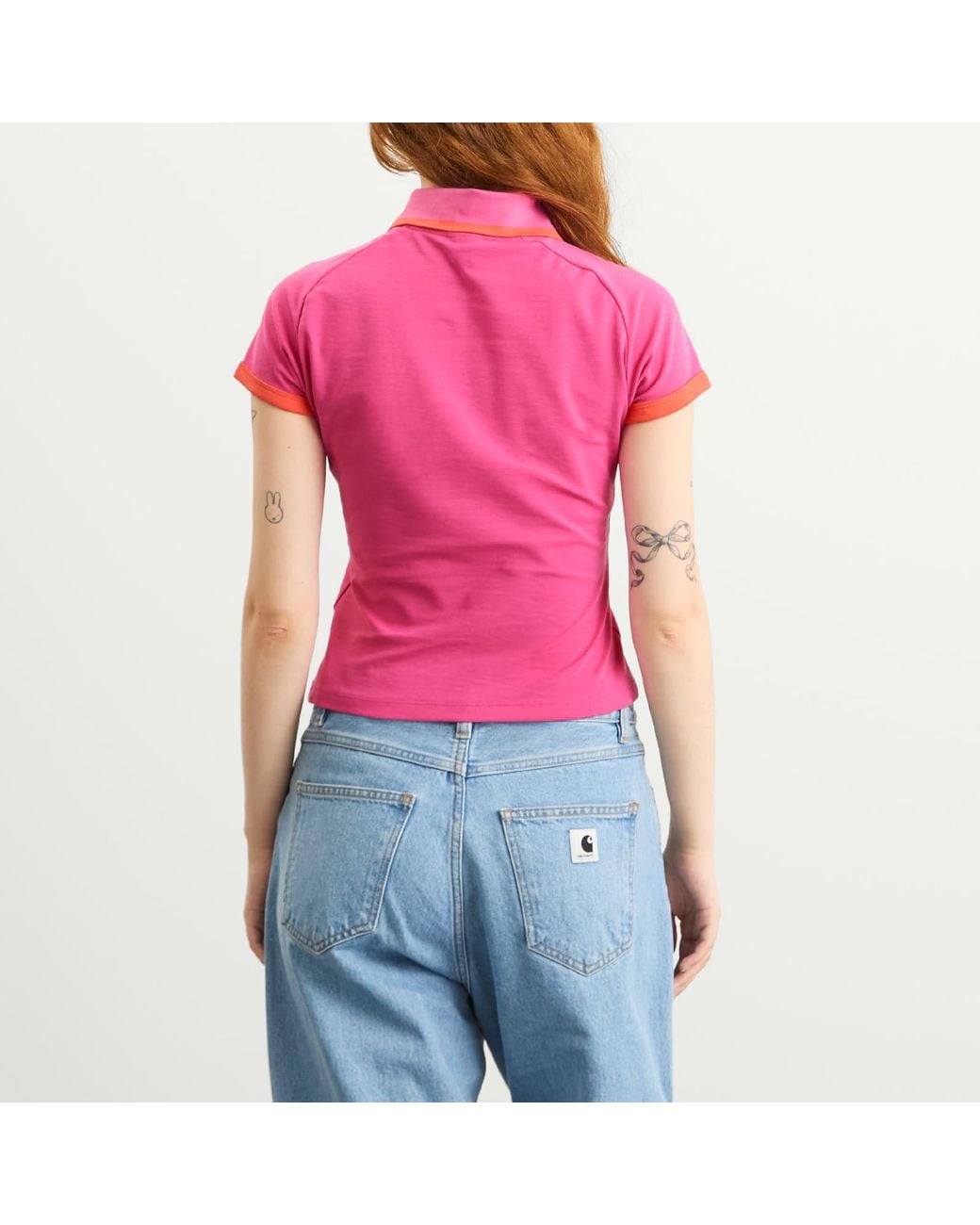 Adidas Pink Polo Shirt