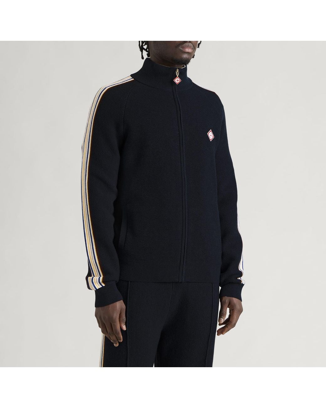 Casablanca Black Cafe Culture Track Jacket for men