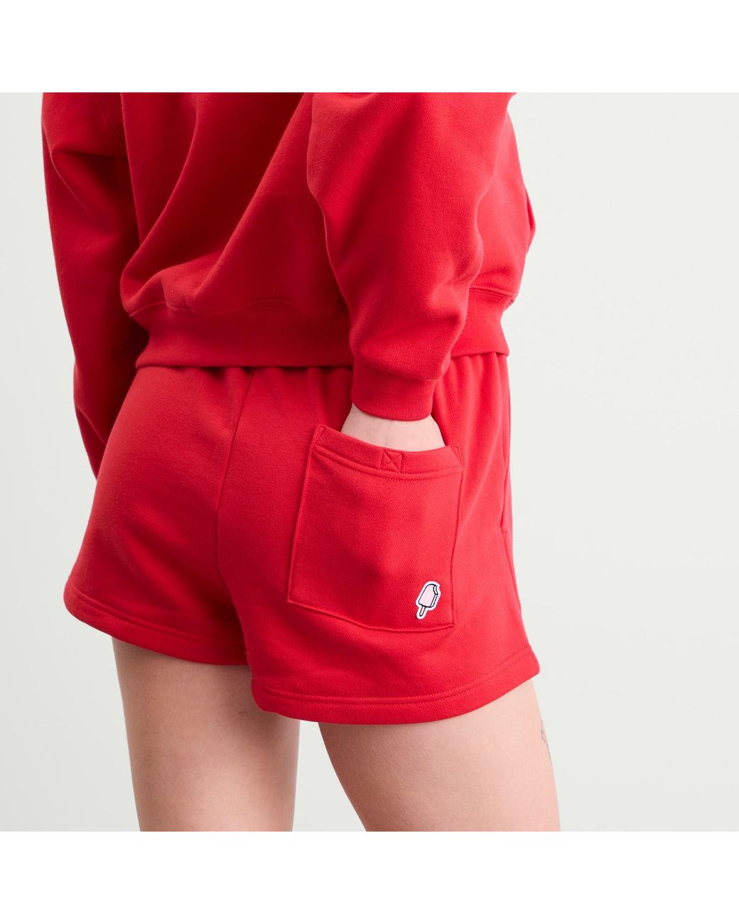 ICECREAM Red College Shorts