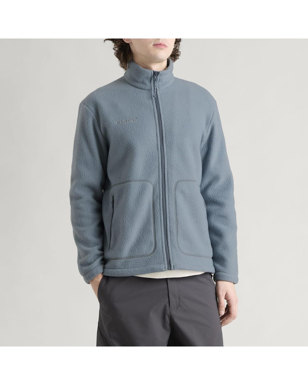 Mammut Blue Falera Ml Fleece Jacket for men