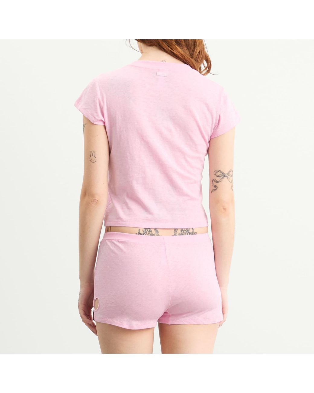 Skims Pink Worn