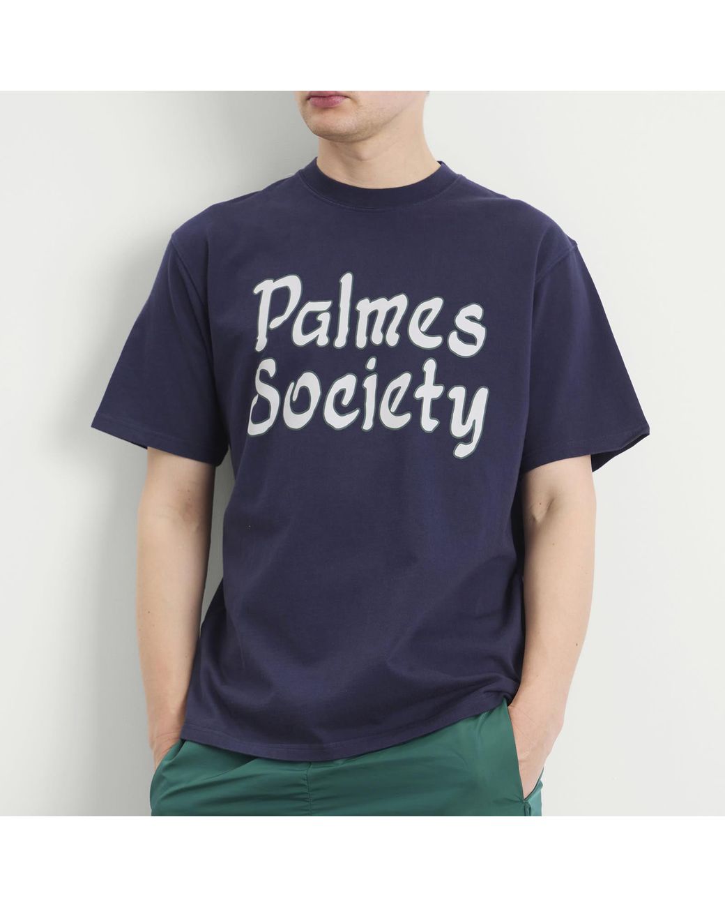Palmes Blue Society T-Shirt for men
