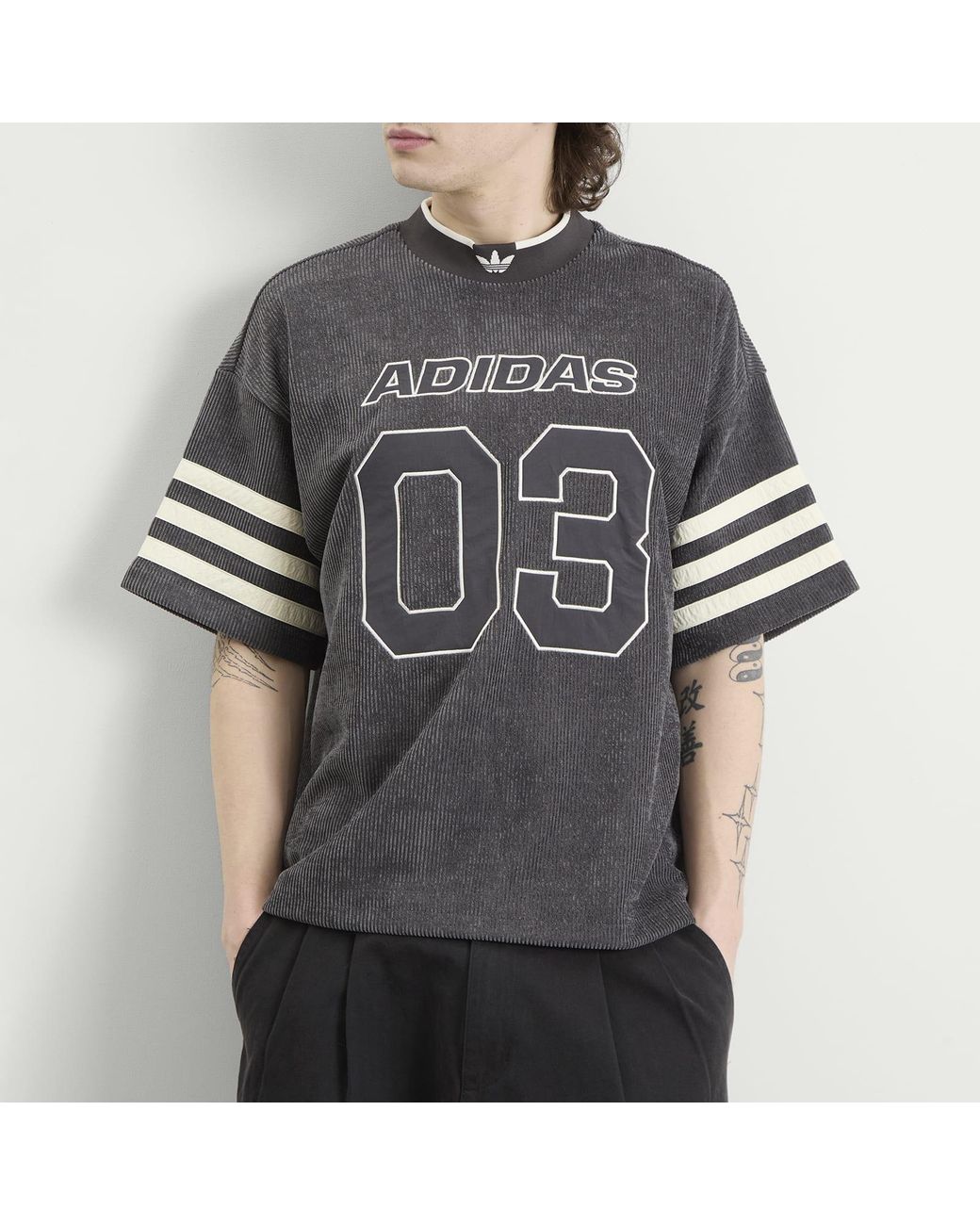 Adidas Black Knit Firebird Jersey for men