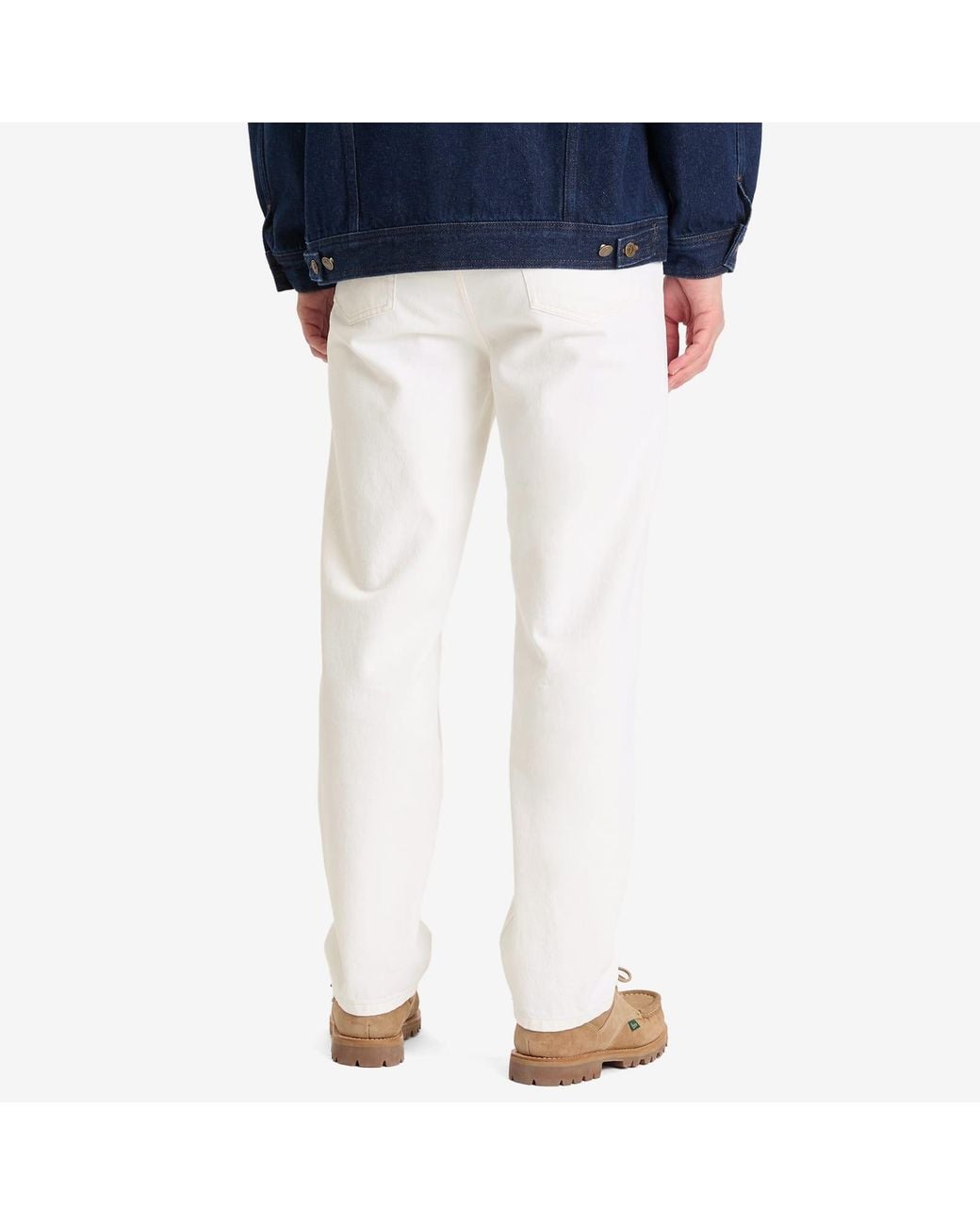 A.P.C. White Martin Jeans for men