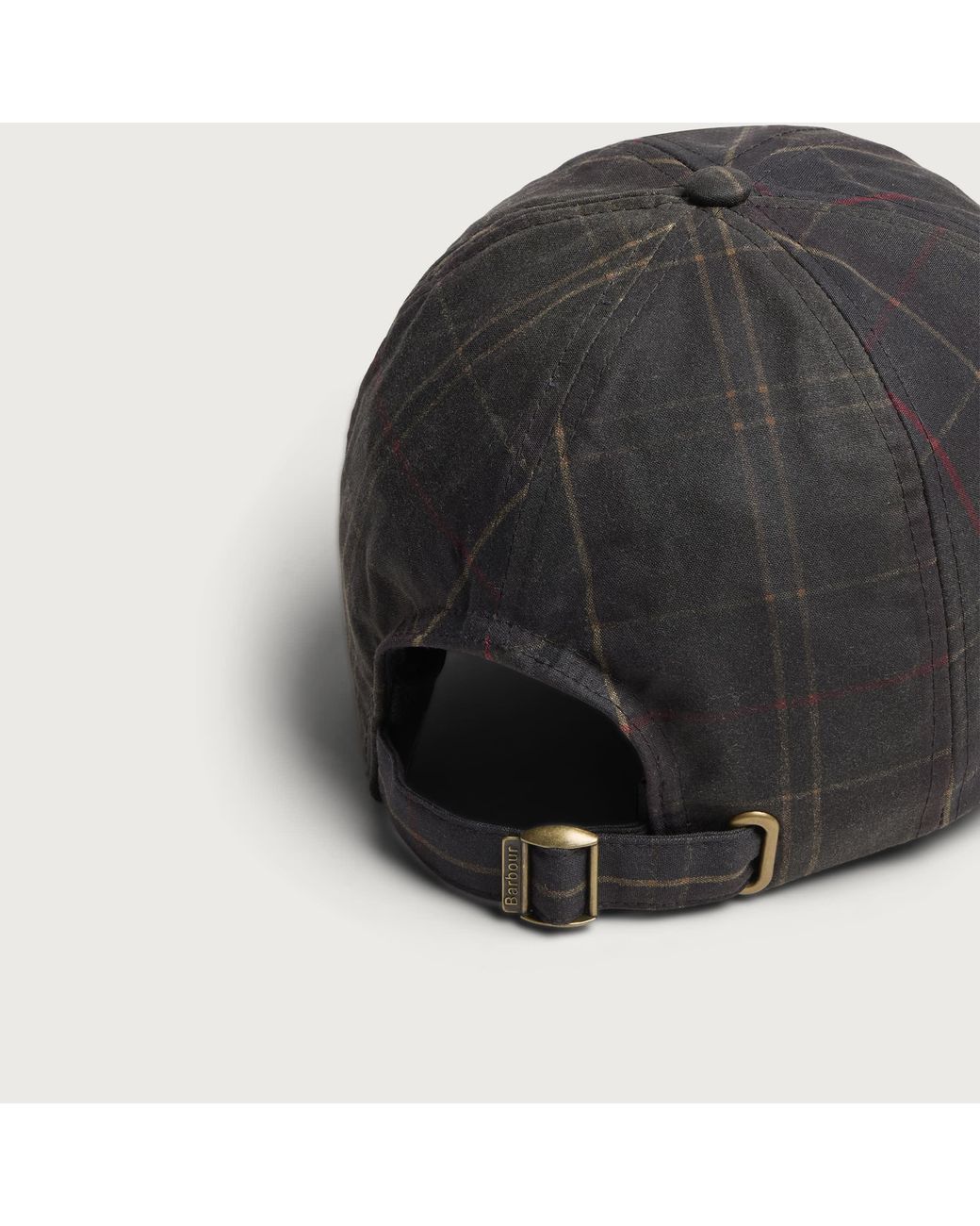 Barbour Black Haydon Tartan Cap for men