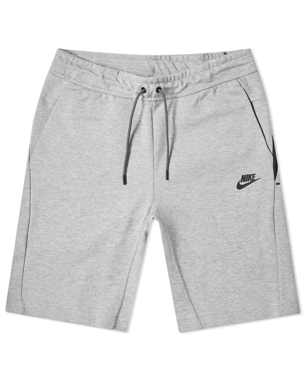 Nike Tech Fleece Short in Grey (Gray) for Men Lyst