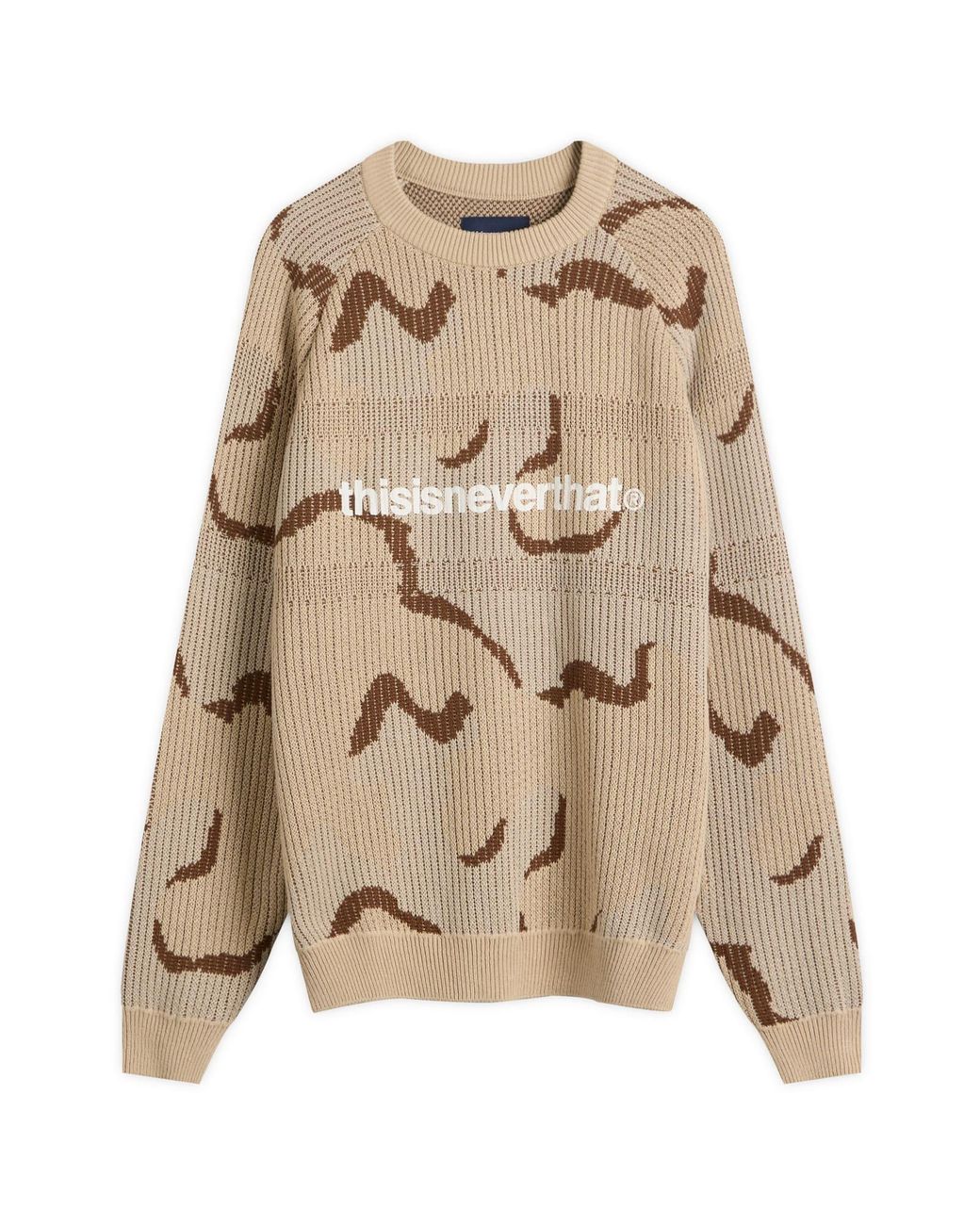 Thisisneverthat Natural T-Logo Knit Jumper for men