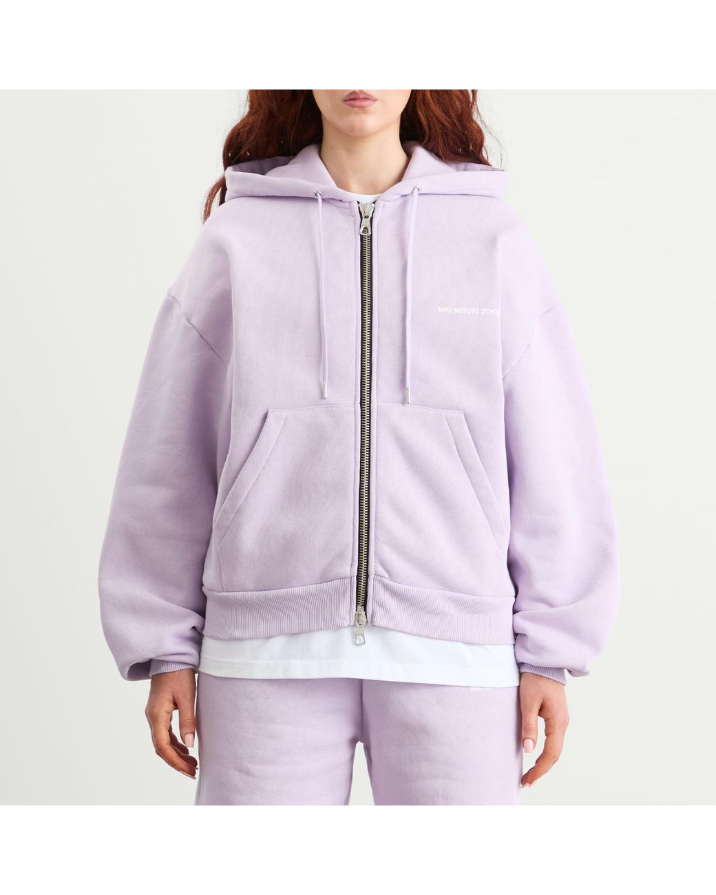 MKI Miyuki-Zoku Purple Uniform Zip Hoodie