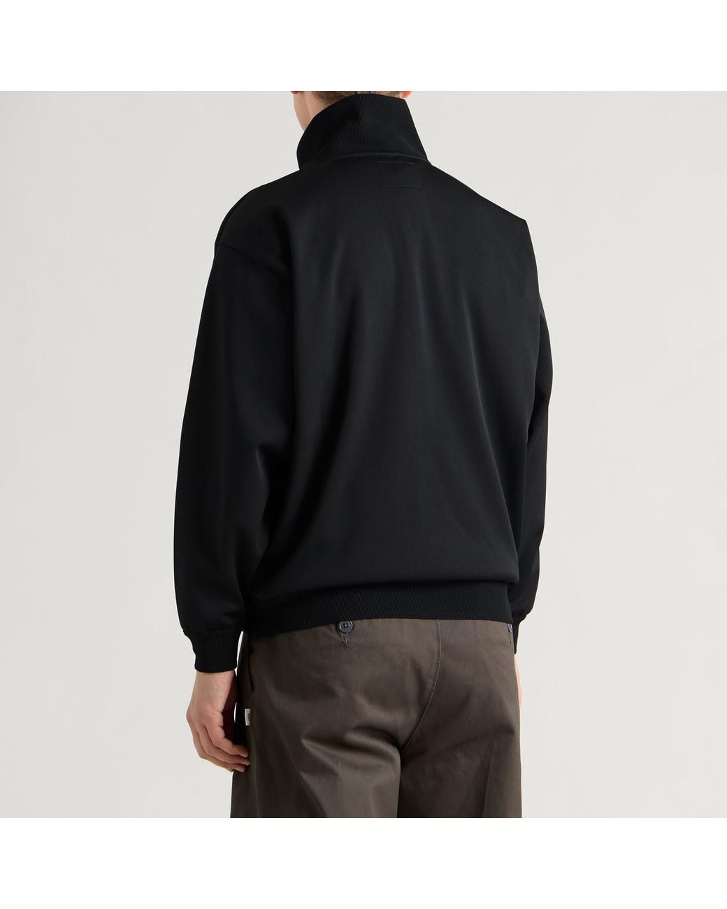 (w)taps Black Tipsi Zip Track Jacket for men