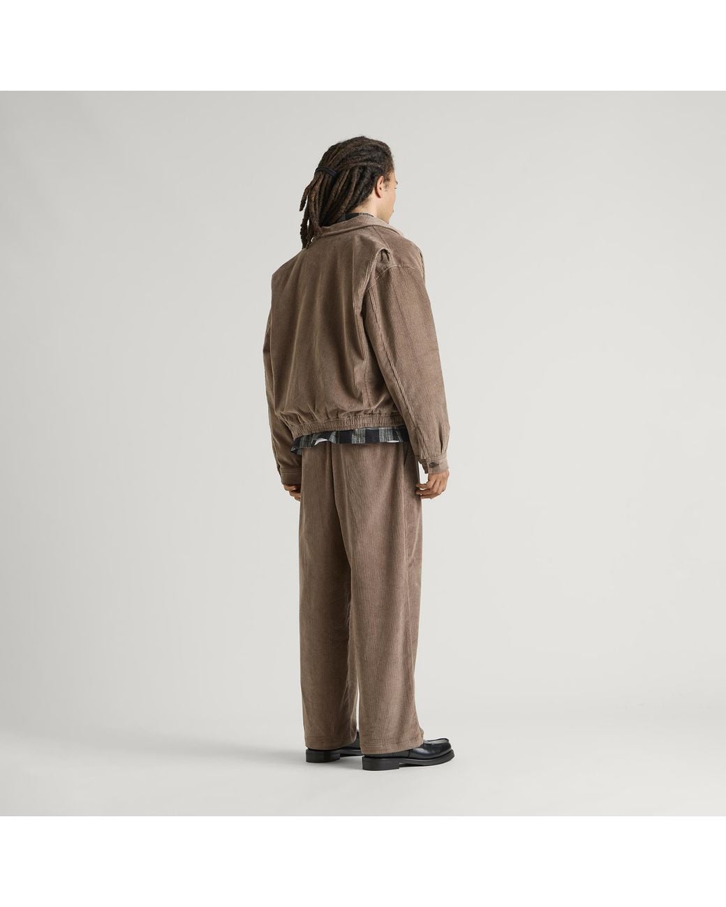 END. Brown Ridge Trouser for men