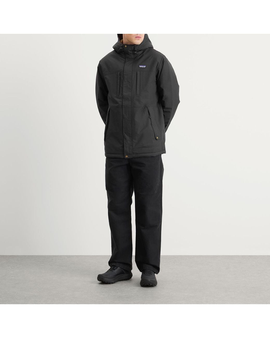 Patagonia Black Isthmus Parka for men