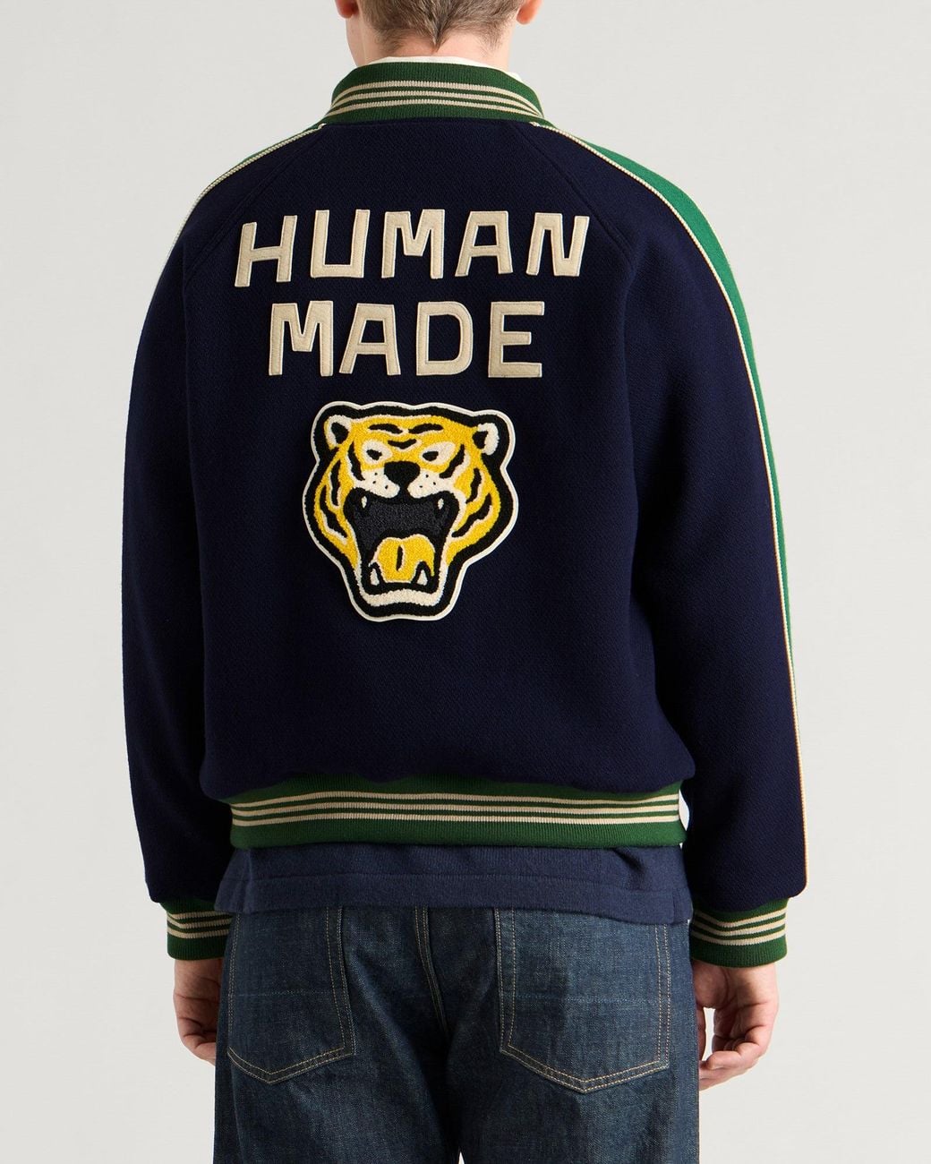 Human Made Blue Reversible Varsity Jacket for men