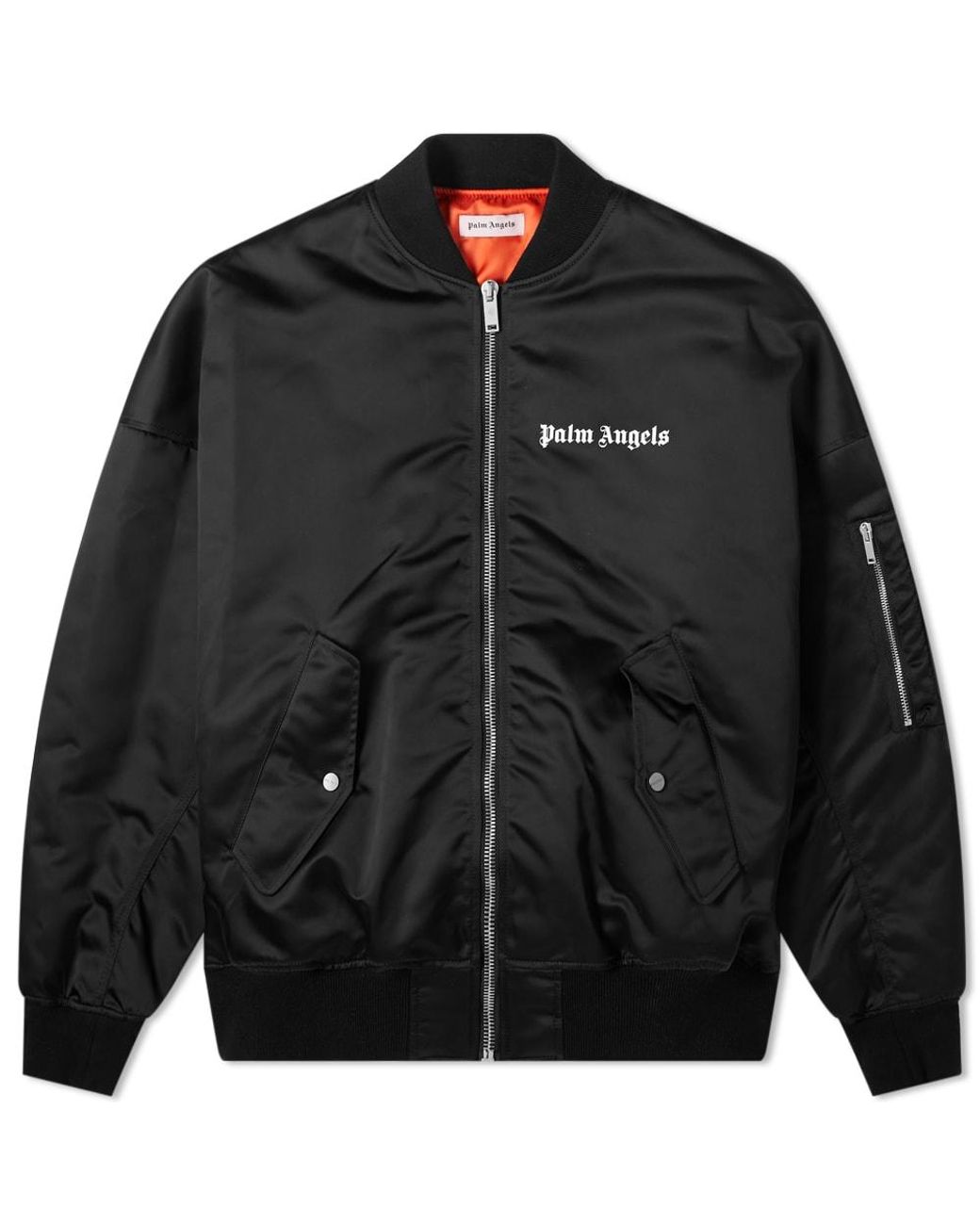 palm-angels-Black-Logo-Bomber-