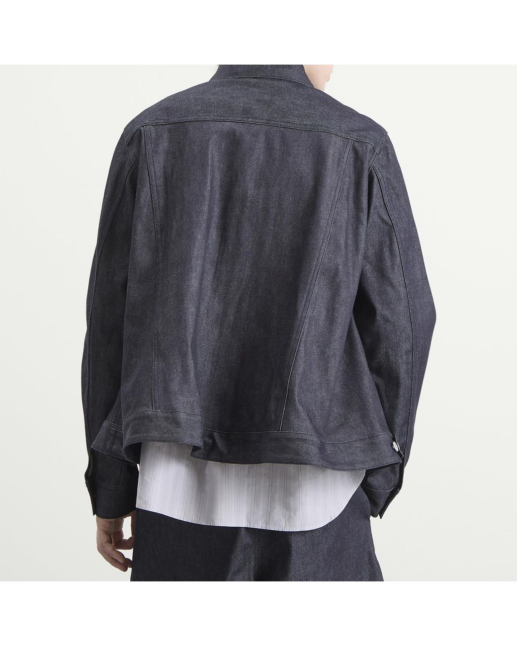 Comme des Garçons Blue Denim Jacket for men