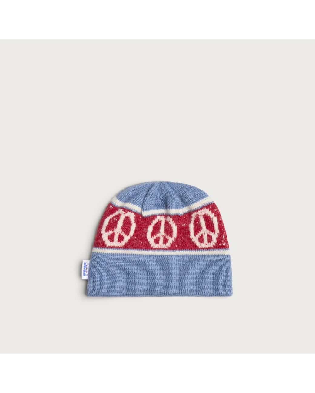 Big Rock Candy Mountaineering Blue Stowe Peace Beanie for men