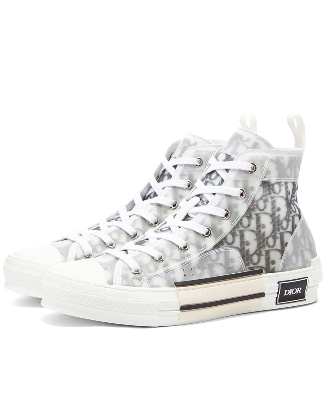 Dior Homme Dior Oblique Technical Canvas B23 High-top Sneakers in White for  Men | Lyst Canada
