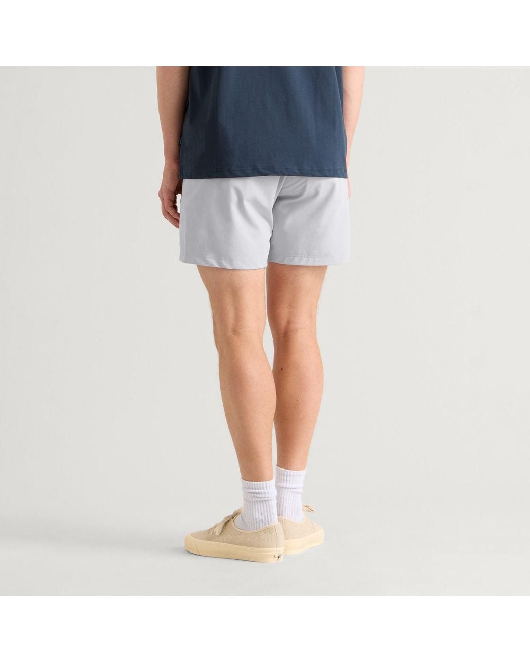 Malbon White Ripley Coolcore Short for men