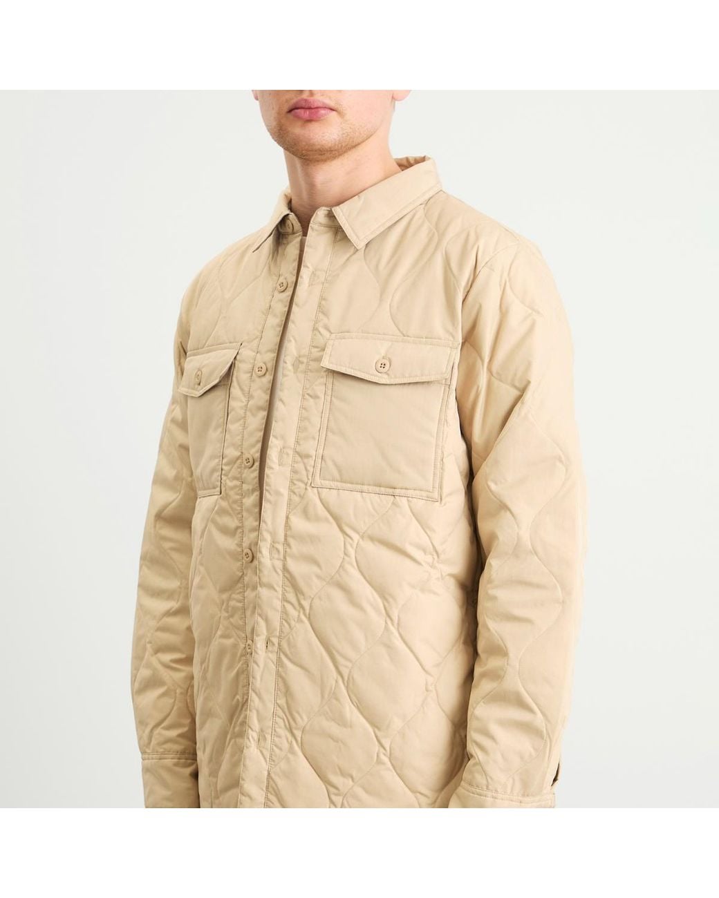 Taion Natural Military Down Shirt for men