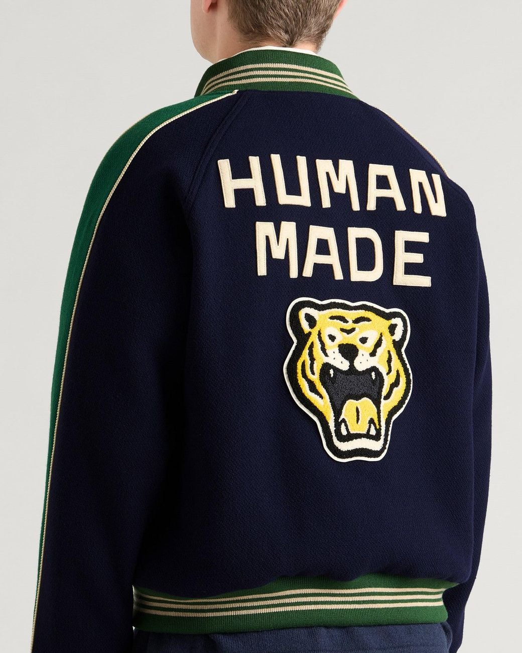 Human Made Blue Reversible Varsity Jacket for men