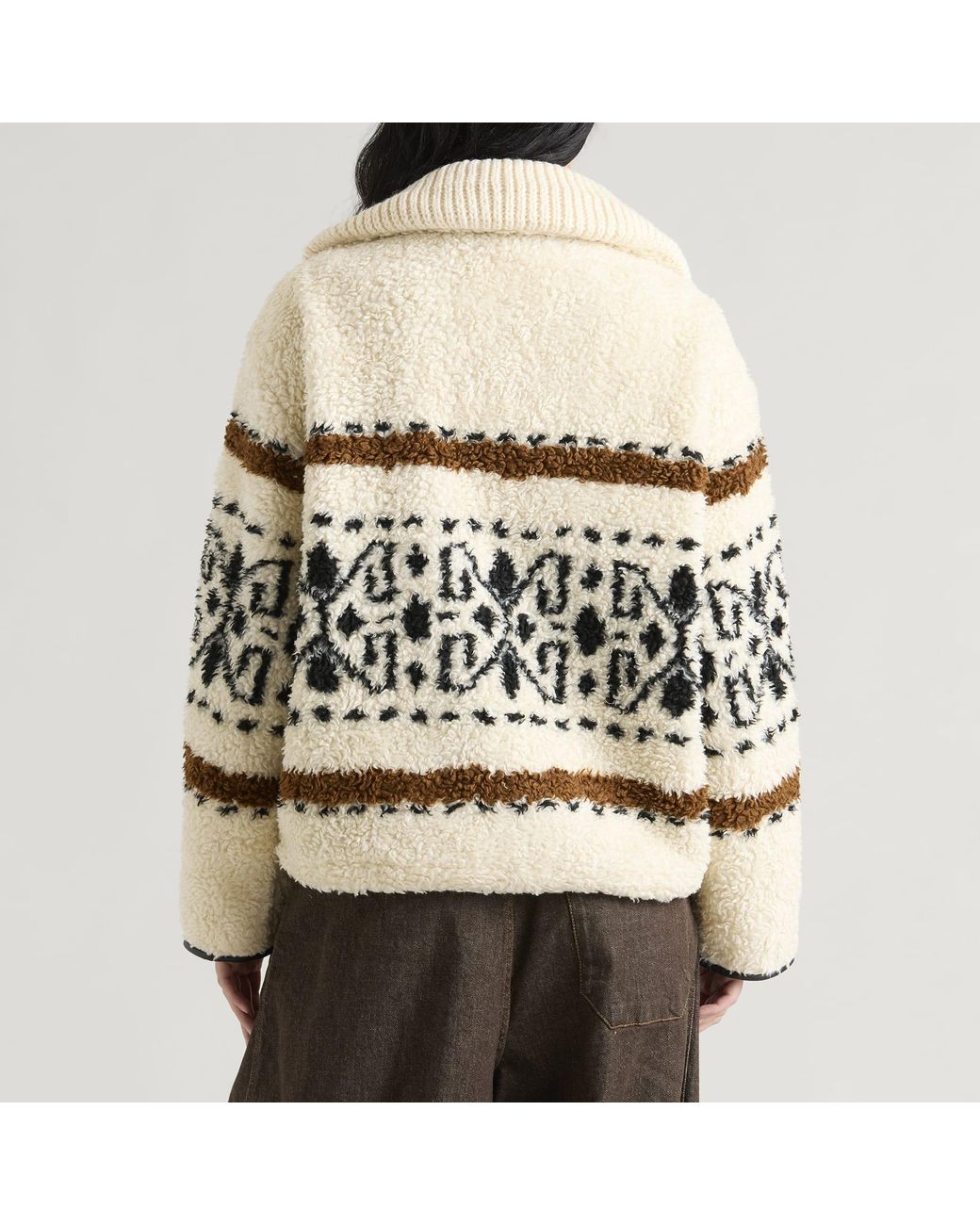Isabel Marant Natural Étoile Lijka Fleece Jacket