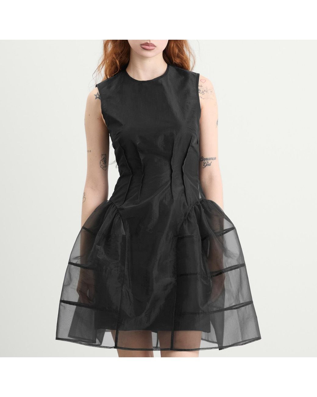 CECILIE BAHNSEN Black Claudie Dress