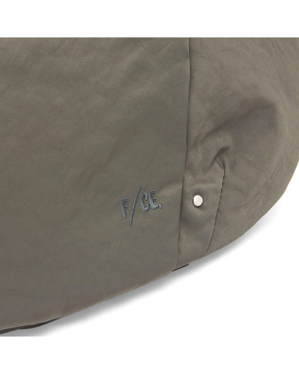 F/CE Gray Textured Twill Pouch