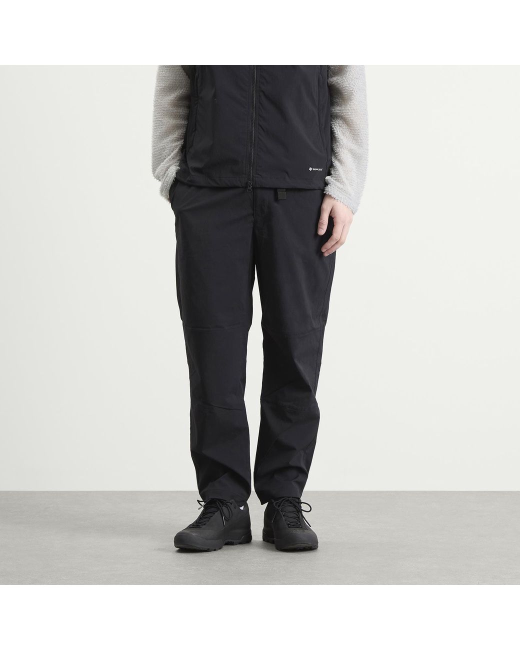 Snow Peak Black Nsd Utility Trousers for men