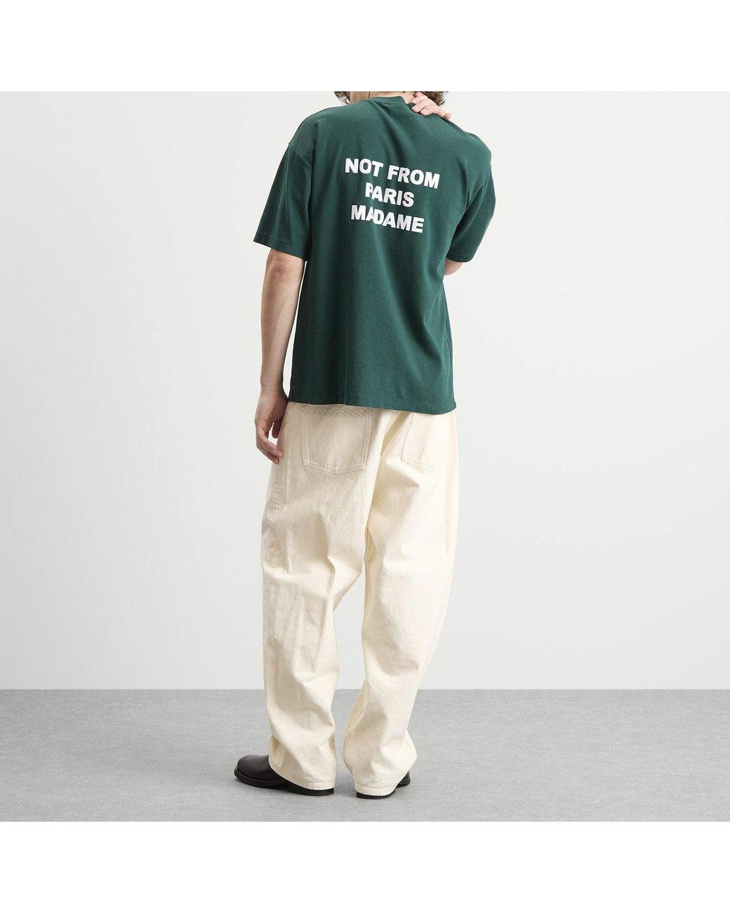 Drole de Monsieur Green Not From Paris Madame T-Shirt for men