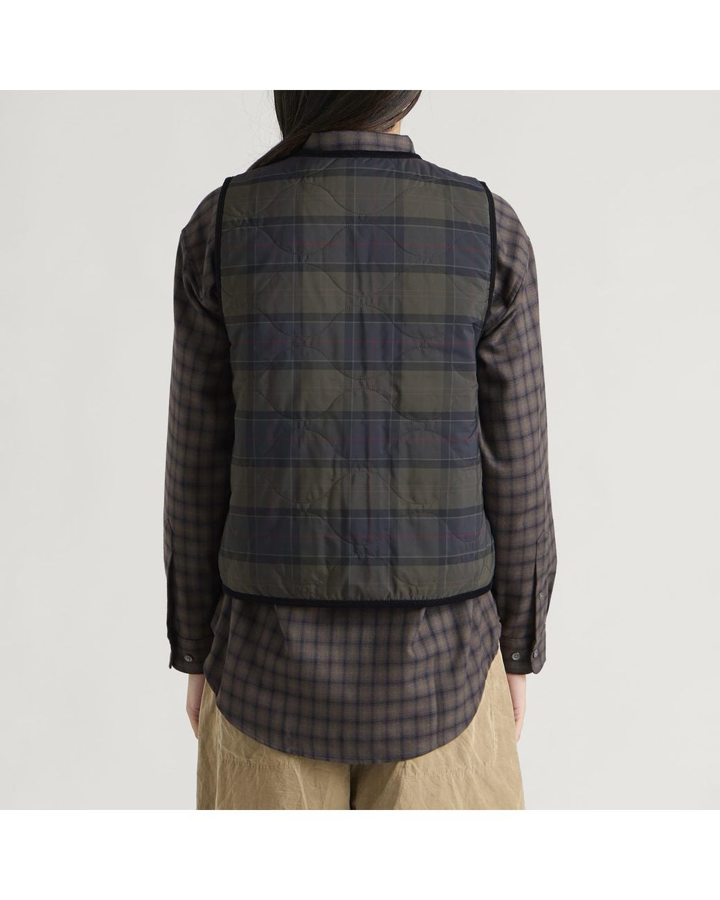 Barbour Black Nunwell Reversible Quilted Liner Jacket