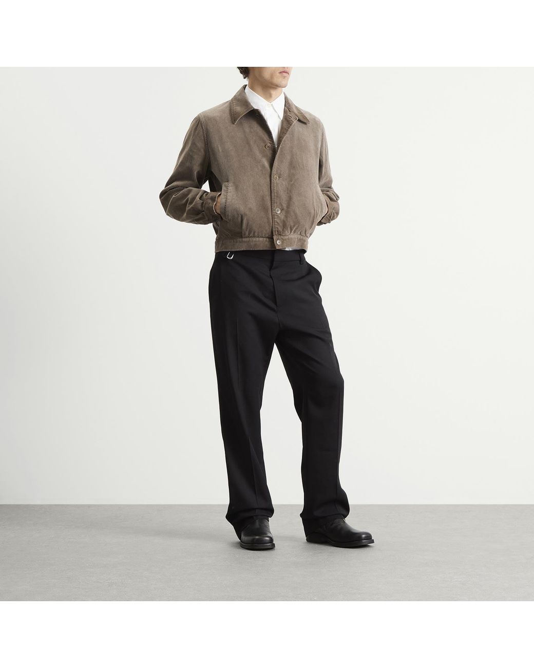 AURALEE Pigment Dyed Finx Corduroy Blouson in Brown for Men | Lyst UK