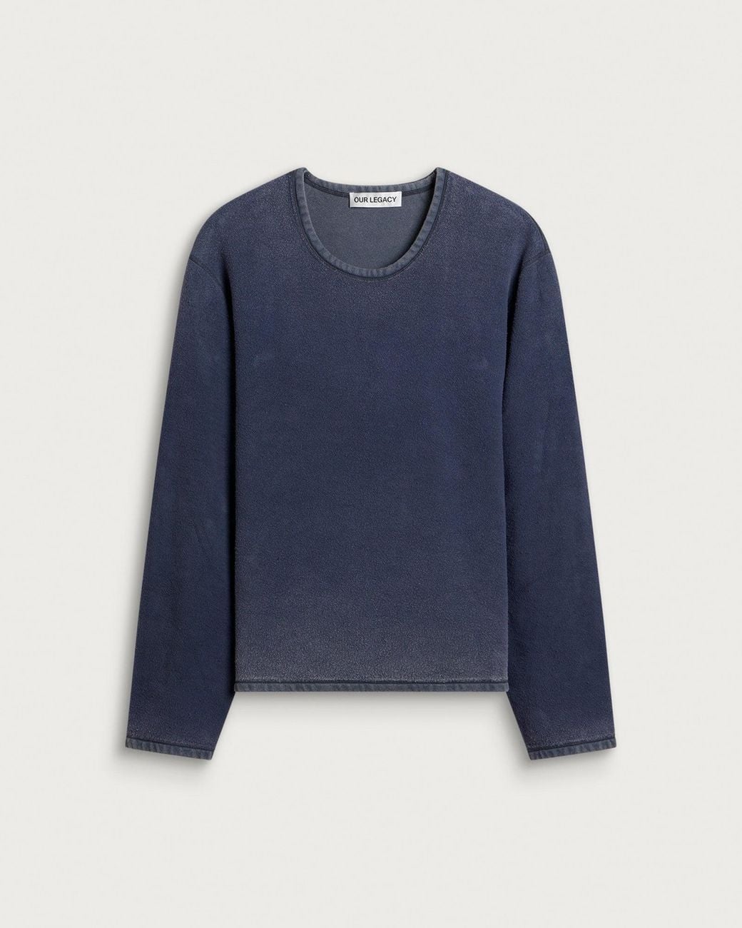 Neck Lock Our Legacy Alloy Star Fleece Double Lock U Neck in Blue for Men | Lyst