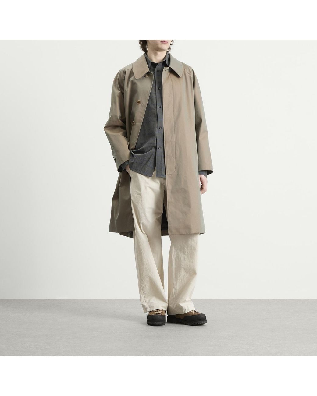 SAGE NATION Brown Westminster Overcoat for men
