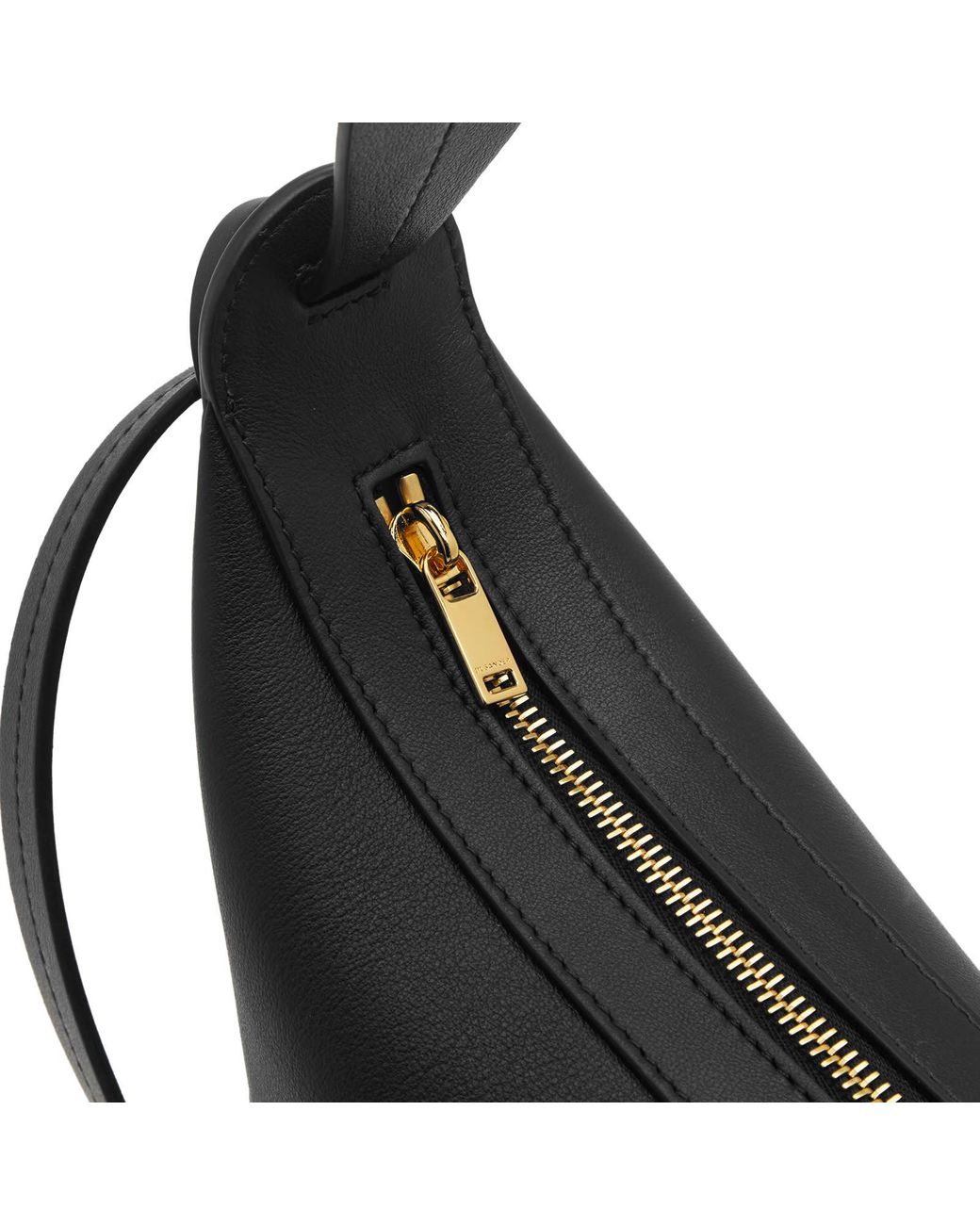 Jil Sander Knot Leather Cross Body Bag in Black | Lyst UK