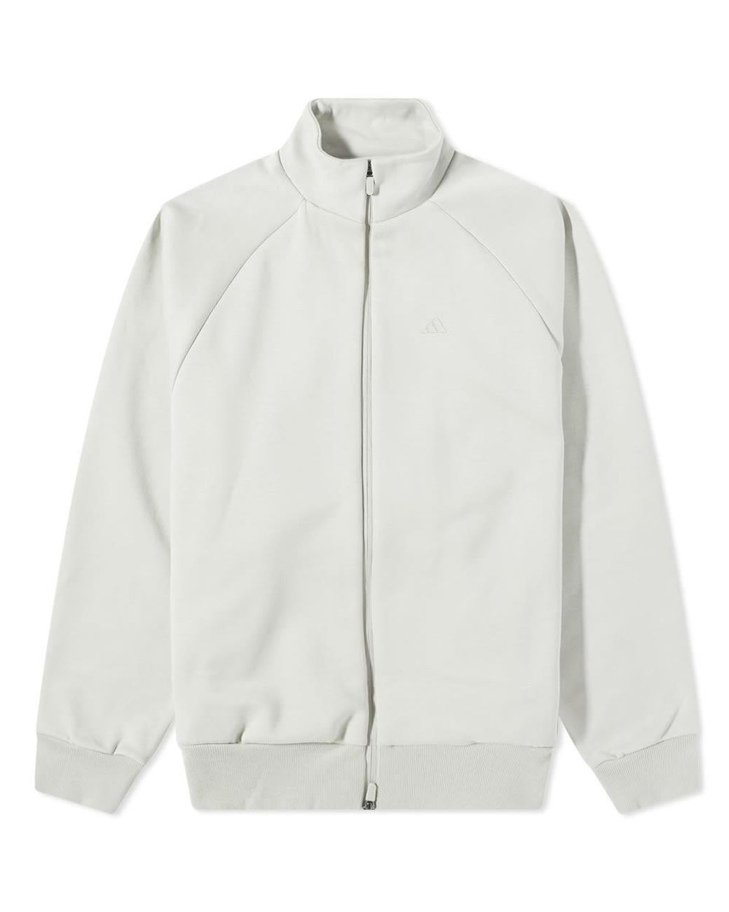 adidas Basketball Back Logo Track Top in White for Men | Lyst