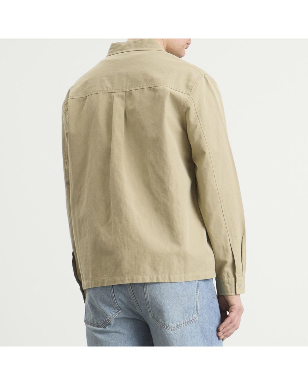 Folk Natural Patch Overshirt for men