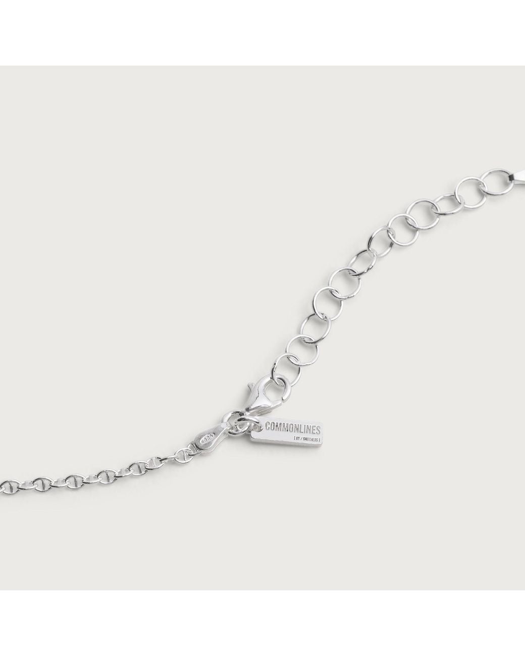 Common Lines Metallic Mini Marina Necklace for men
