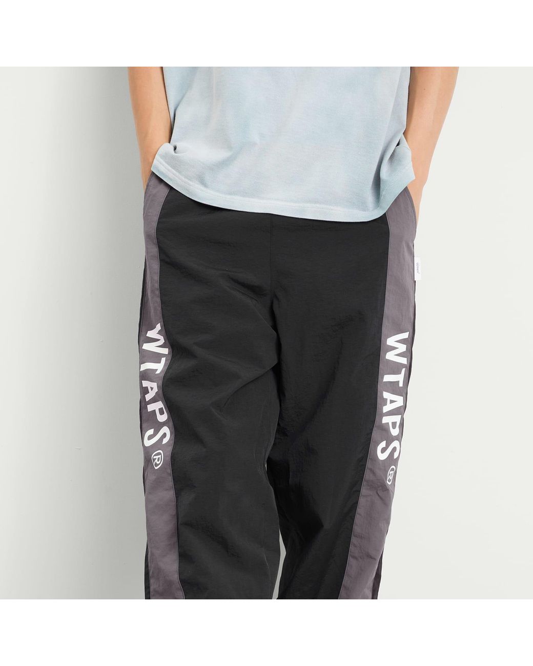 WTAPS Logo Track Pants in Gray for Men | Lyst