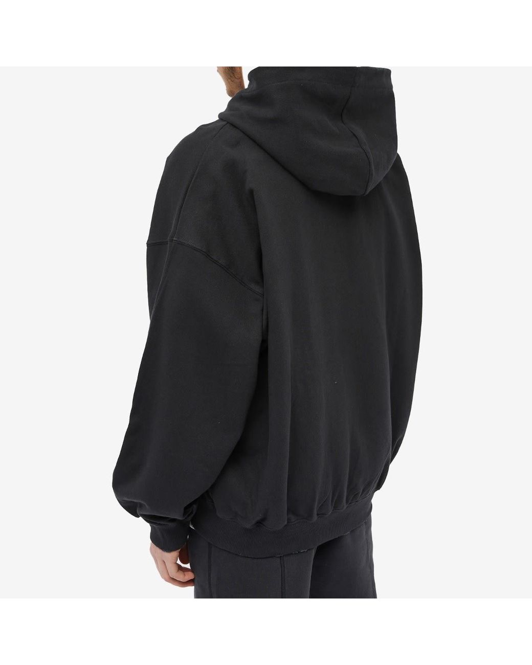 Cole Buxton Lightweight Zip Hoodie in Black for Men | Lyst