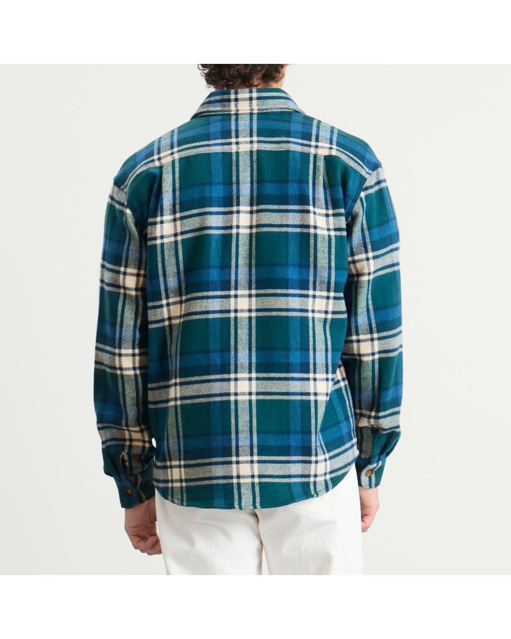 by Parra Crow Flannel Shirt in Blue for Men | Lyst