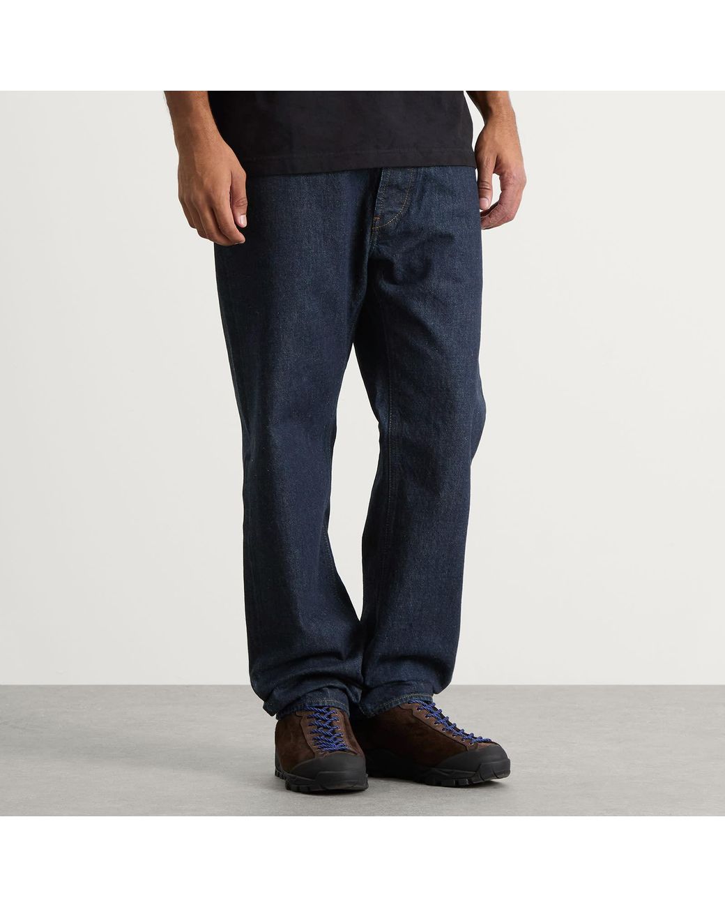 Stone Island Blue Denim Straight Jeans for men