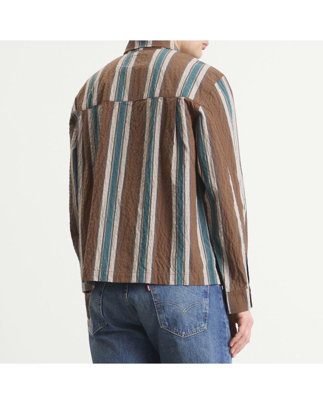 ACMH by Magic Castles Brown Deja Vu Overshirt for men
