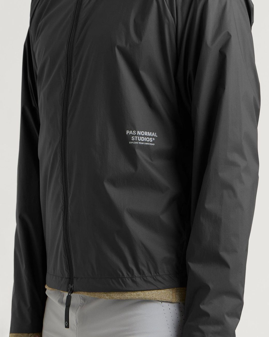 Pas Normal Studios Black Balance Windproof Jacket for men