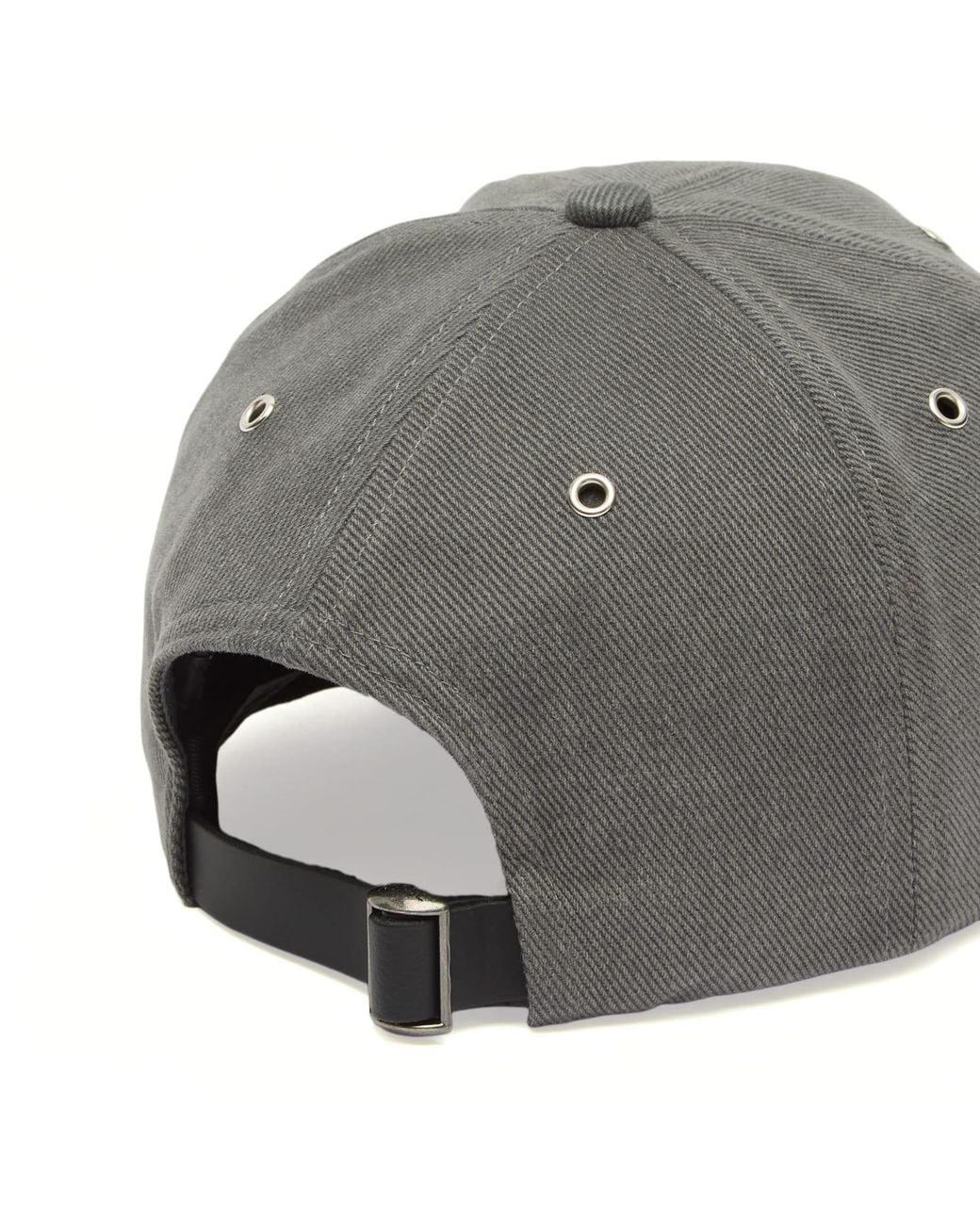 Norse Projects Gray Bull Denim 6 Panel Cap for men