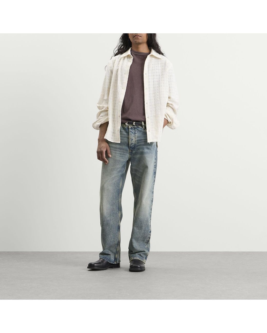 Won Hundred Blue Steve Jeans for men