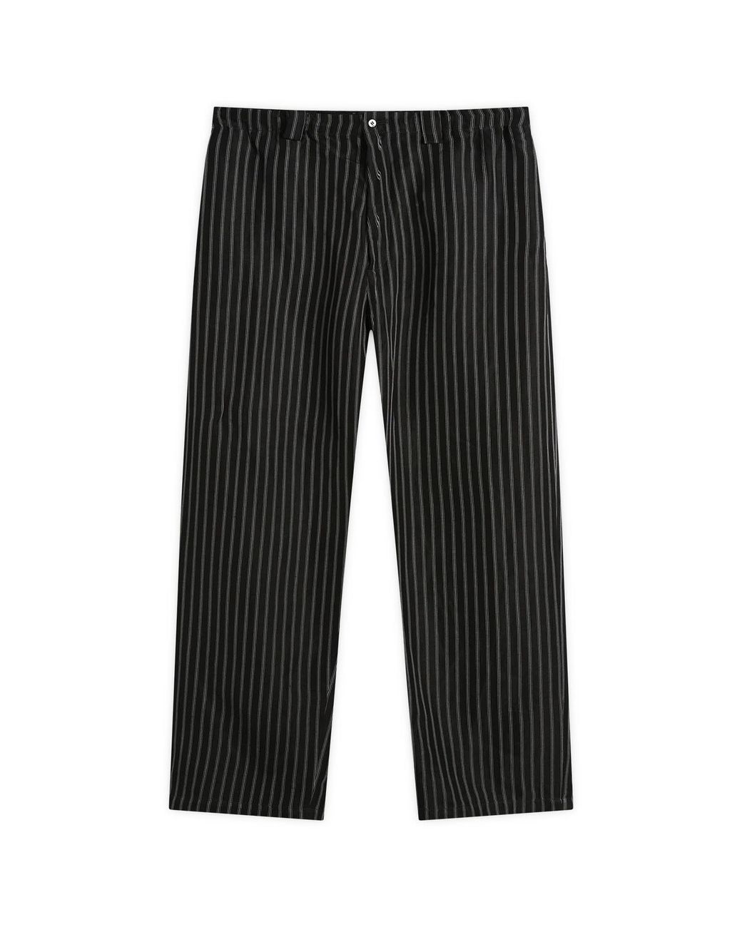 Willy Chavarria Gray Toluca Pinstripe Pant for men