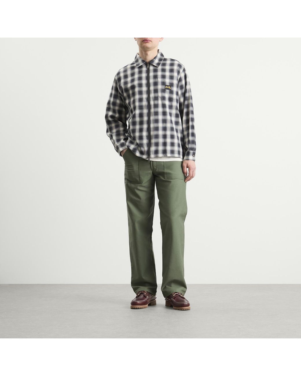 Stan Ray Black Zip Shirt for men