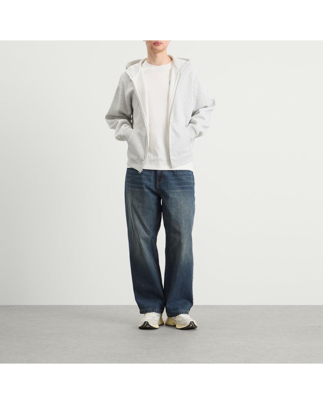 New Balance White Nb Athletics Premium Logo Relaxed T-Shirt for men