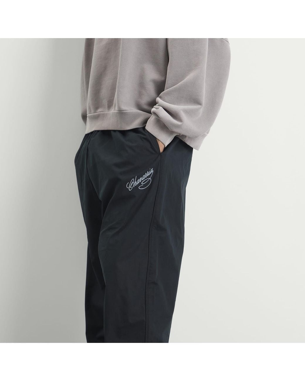 Winora Ruff Rider Willy Chavarria Ruff Rider Track Pant in Black for Men | Lyst