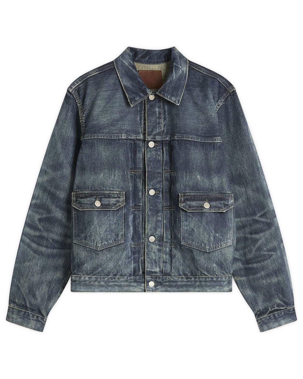 RRL Type 2 Denim Trucker Jacket in Blue for Men | Lyst UK